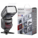 Neewer® nw-565 EXC E-TTL Slave Speedlite Kit für Canon Kameras, inklusive: (1) nw-565 C Flash, Zubehör Kit Torblende, Spotvorsatz, Wabe, Reflektor, Diffusor-Ball, Color Gel, Softbox, Mount Adapter-08